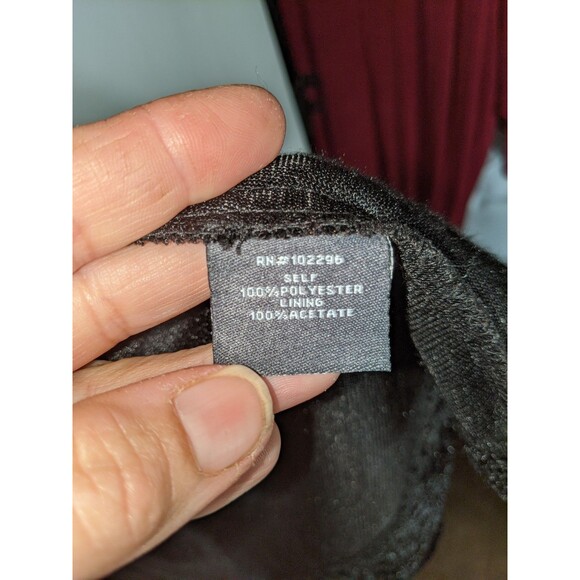 Vintage 50s Inspired Cape Jacket Women's Size 22 24 XXL Black Mobwife Goth Punk - Picture 9 of 10